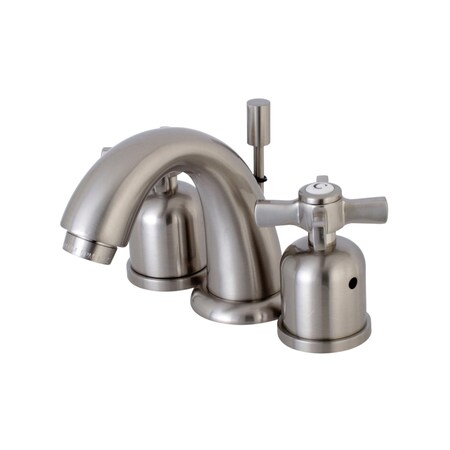 Kingston Brass KB8918ZX Millennium Widespread Bathroom Faucet, Brushed Nickel KB8918ZX